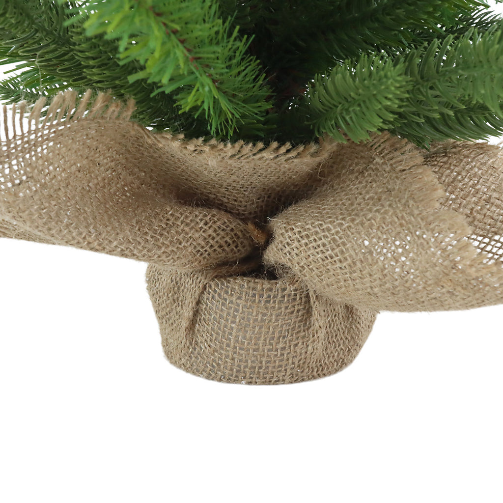 1.6ft Pinecone Table top Full Artificial Christmas tree - Green