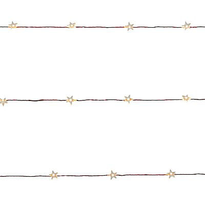 100 Warm white Star wire LED Chain lights Copper cable