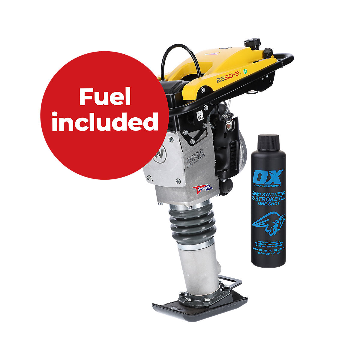 280mm Petrol Trench rammer bundle - Week hire