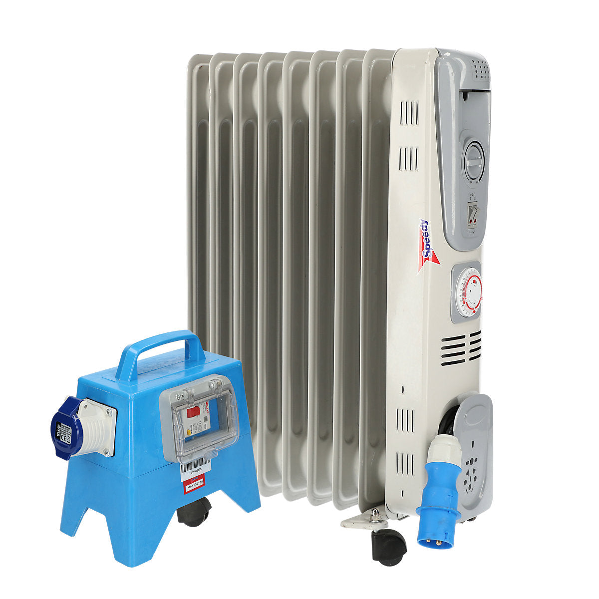 2kW 220-240V Radiator bundle - Weekend hire