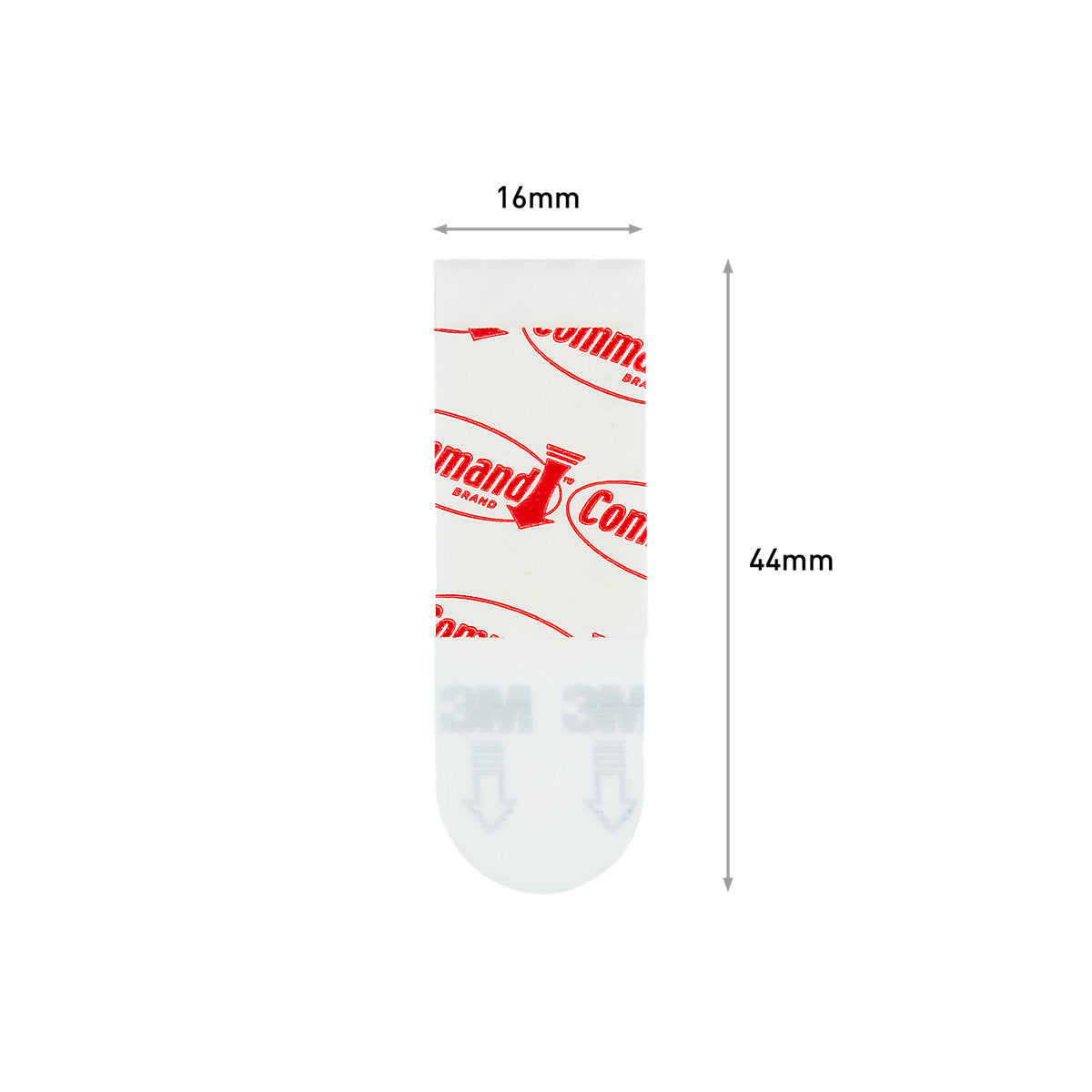 3M Command White Poster Adhesive strip, Pack of 12