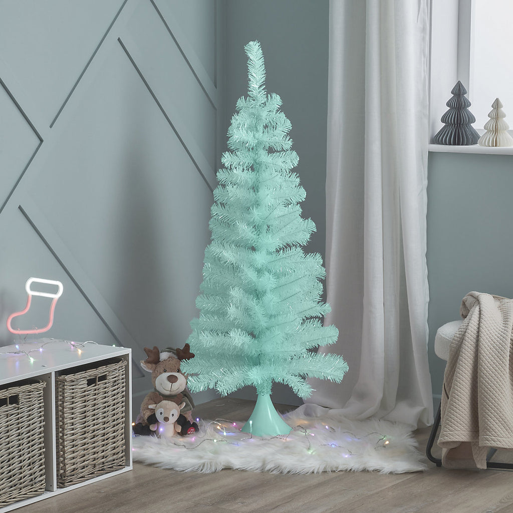 4ft Orelle Wrapped Full Artificial Christmas tree - Light Blue