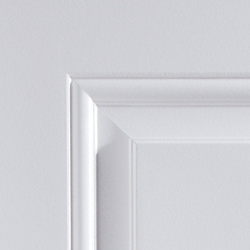 6 panel Unglazed Contemporary White Internal Door, (H)1981mm (W)686mm (T)35mm
