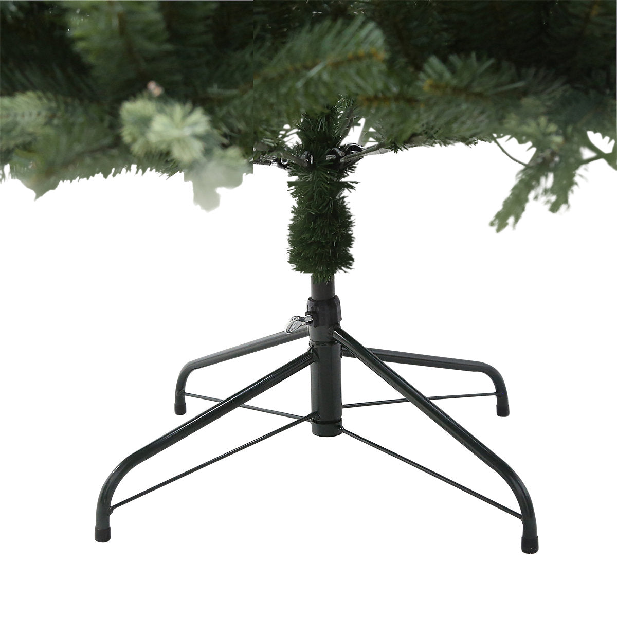 6ft Full Olber Warm white LED Pre-lit Artificial Christmas tree - Green