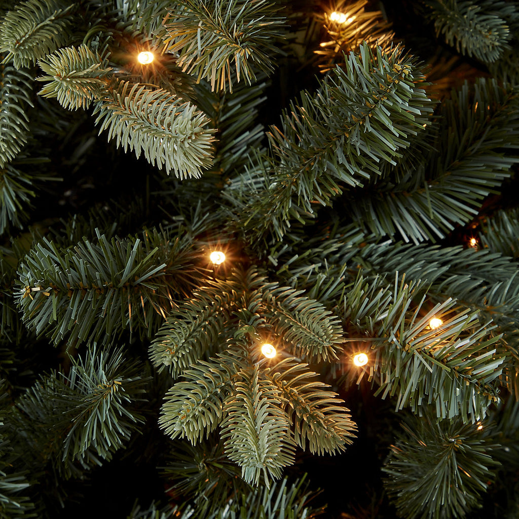 6ft Full Olber Warm white LED Pre-lit Artificial Christmas tree - Green
