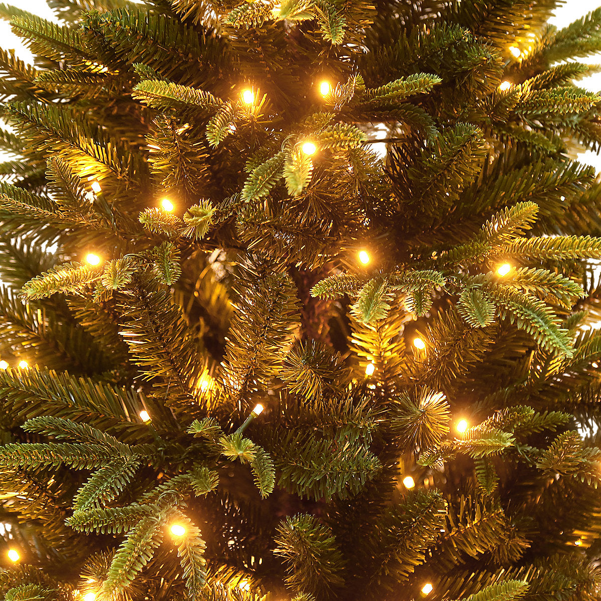 6ft Full Stelina Warm white LED Pre-lit Artificial Christmas tree - Green