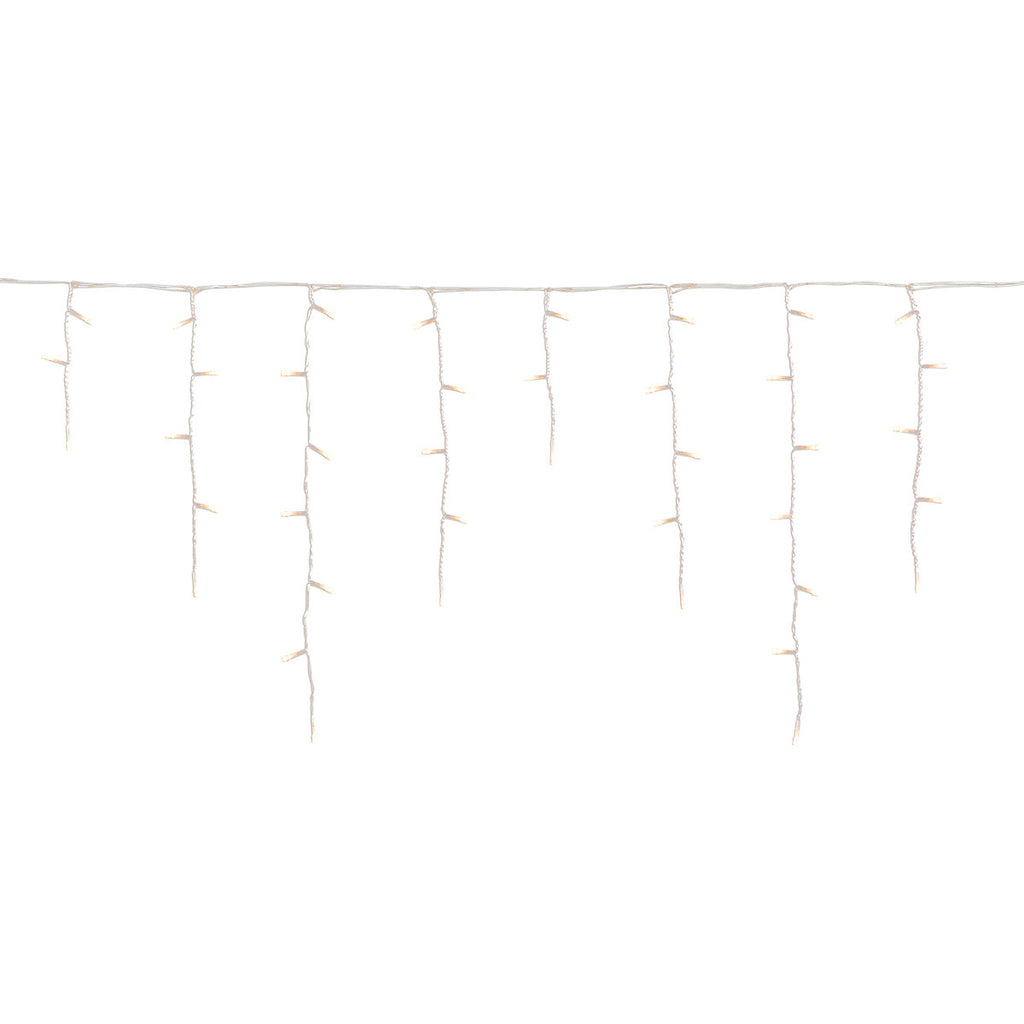 720 Warm white Icicle LED Icicle lights With timer function Clear cable
