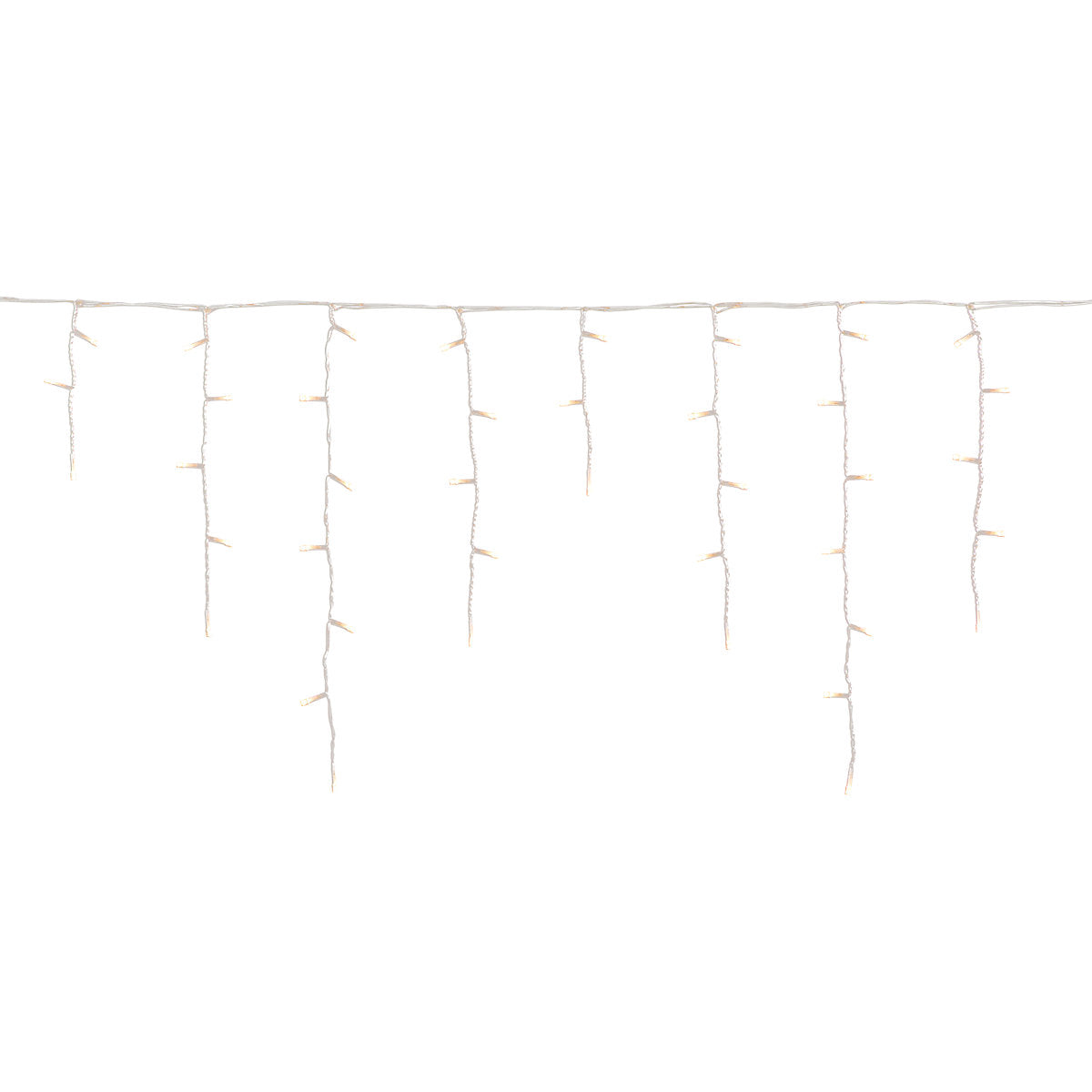 720 Warm white Icicle LED Icicle lights With timer function Clear cable