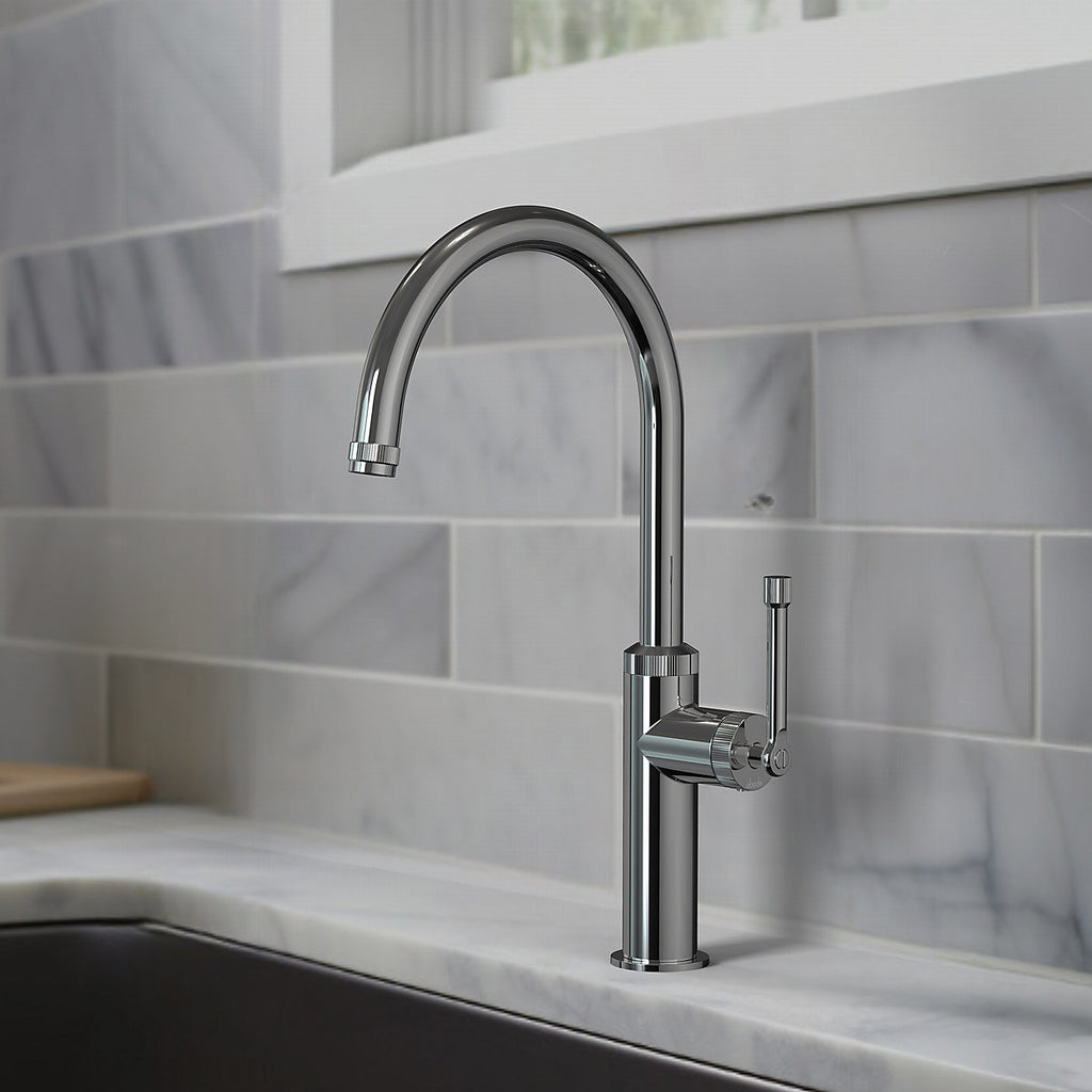 Abode Industrial Chrome-plated Kitchen Side lever Tap