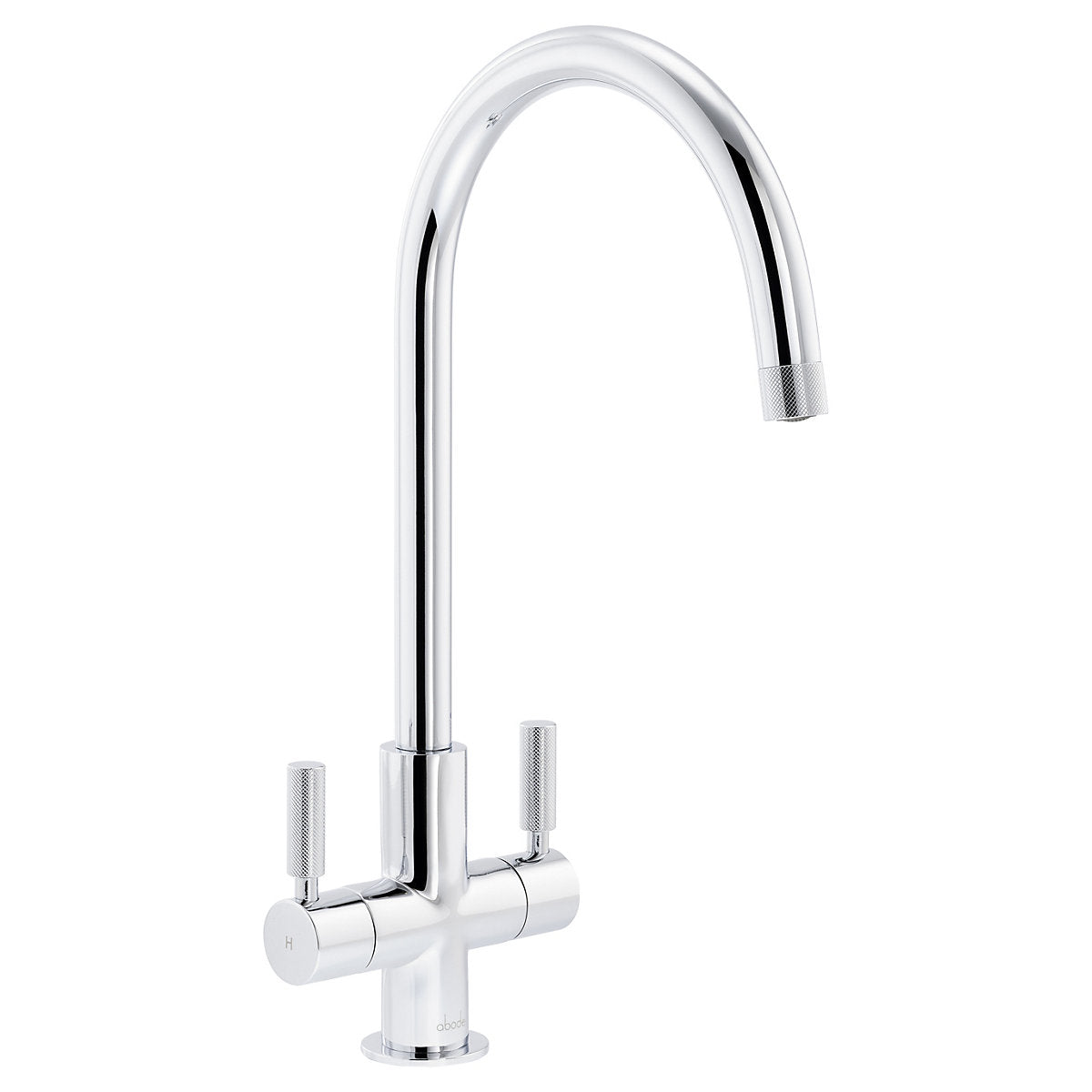 Abode Knurle Chrome-plated Kitchen Mono mixer Tap