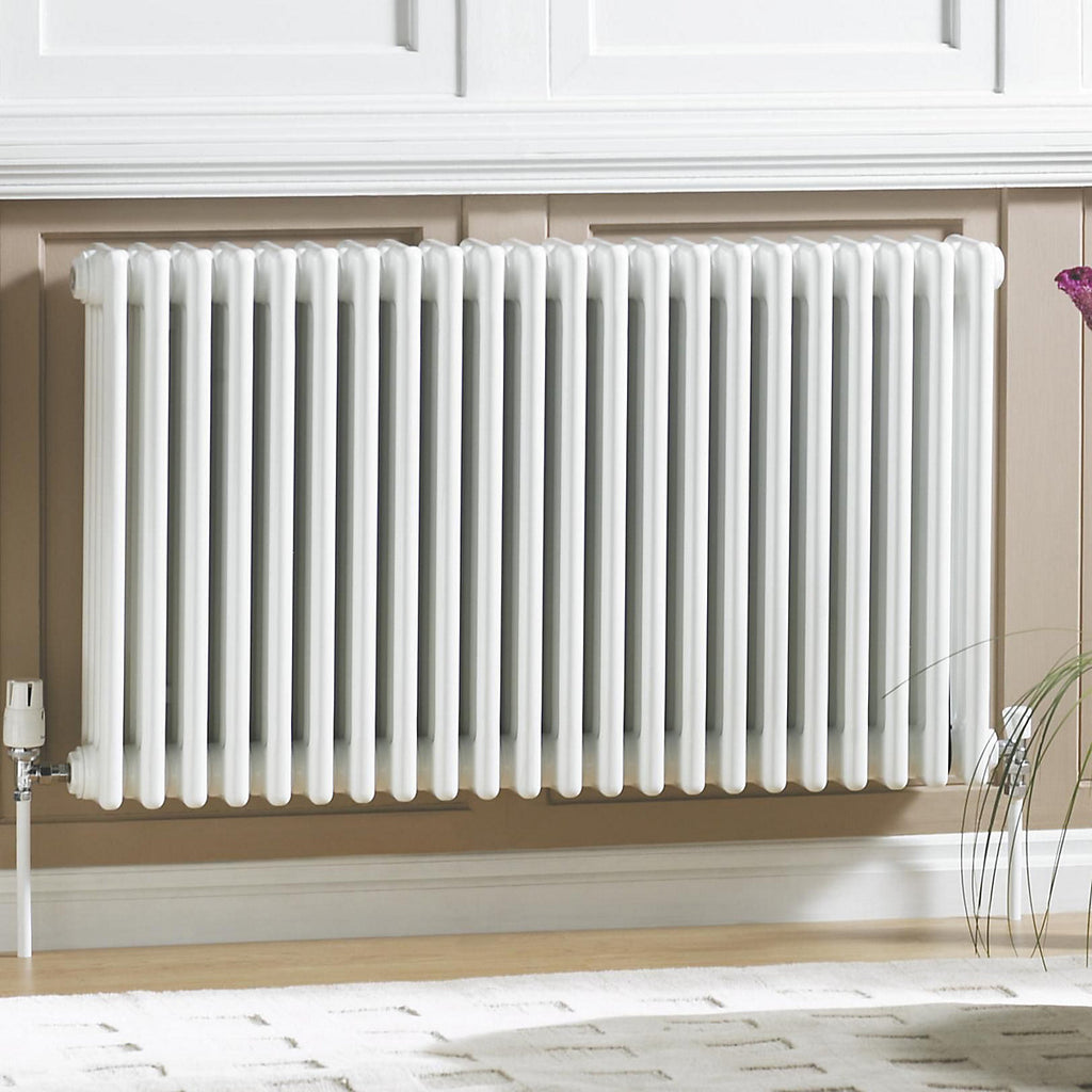 Acova White 2 Column Radiator, (W)628mm x (H)600mm