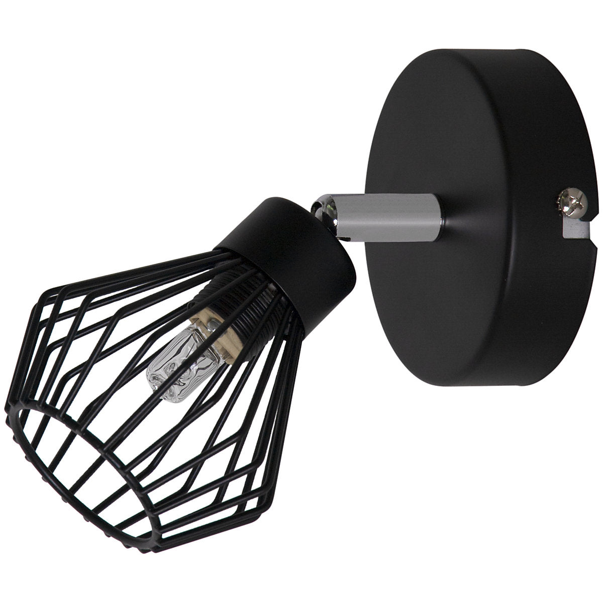 Akiak Plate Matt Black Spotlight