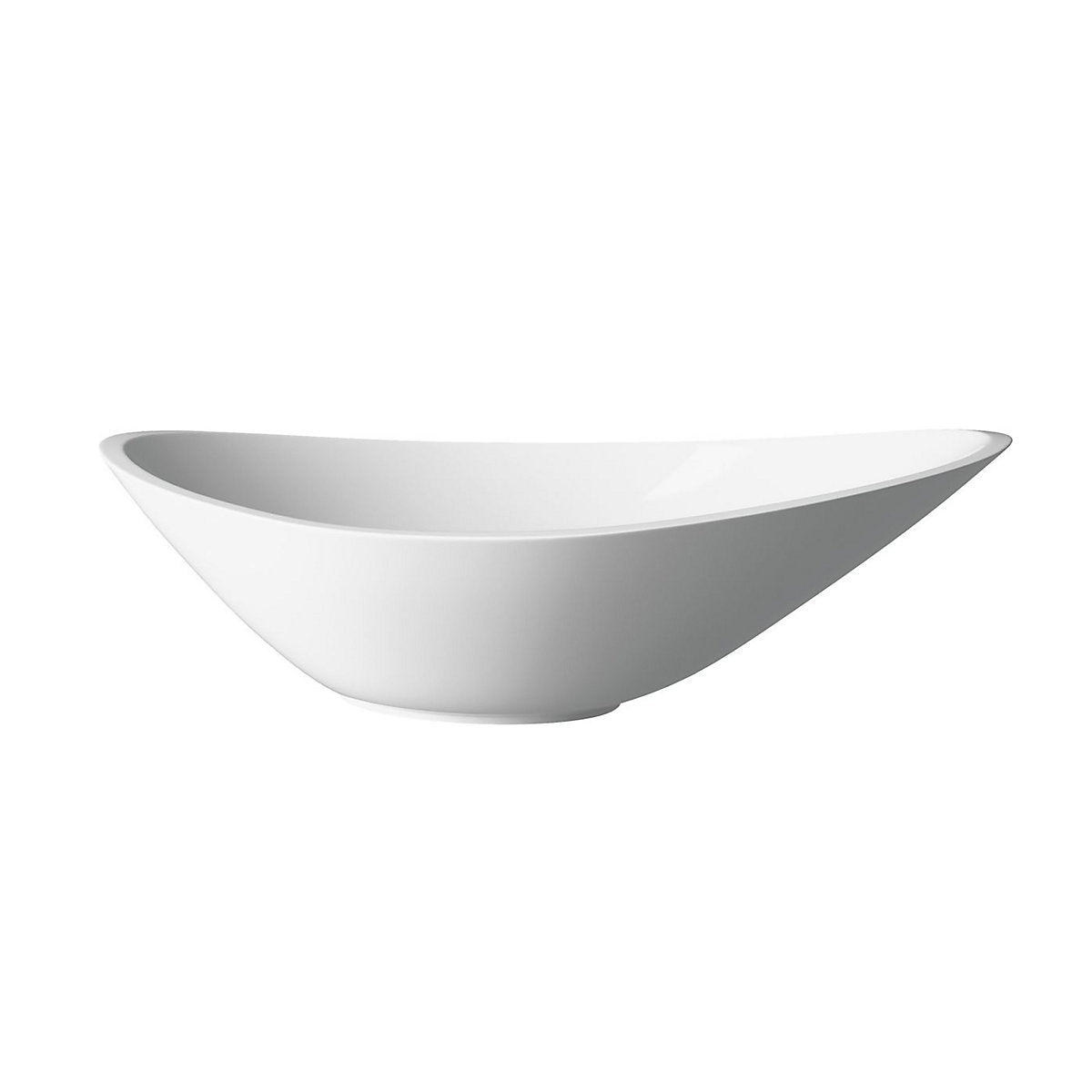 * Aldford White Oval Single Counter top Basin (W)56.4cm