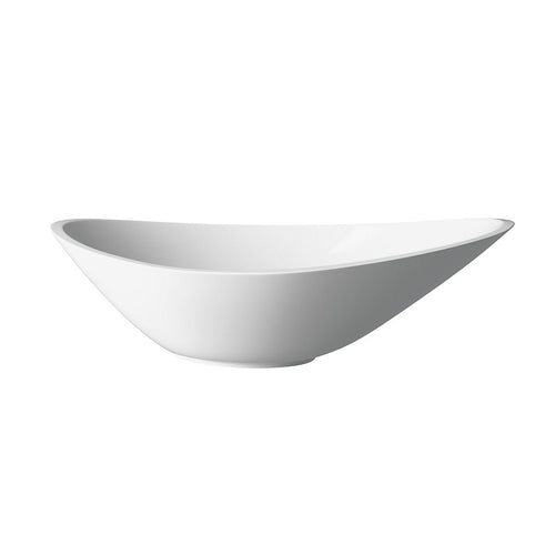 * Aldford White Oval Single Counter top Basin (W)56.4cm