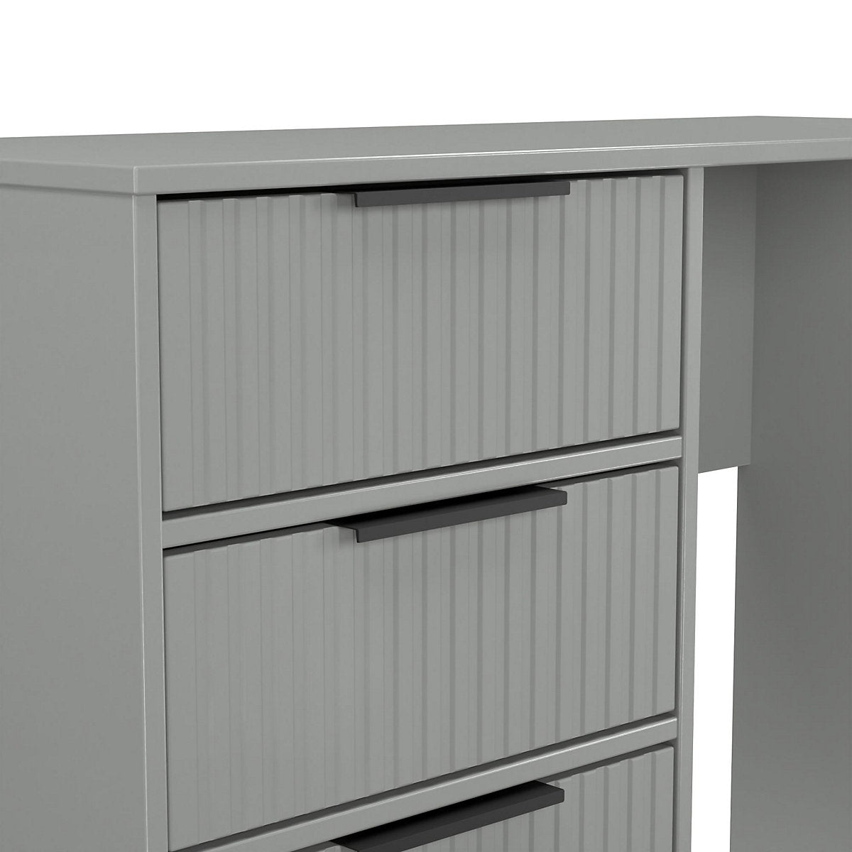 Ancona Matt dusk grey 4 Drawer Non-extendable Dressing table (H)759mm (W)970mm (D)392mm