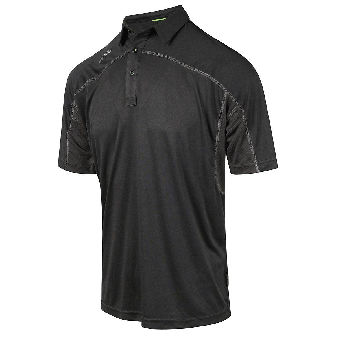 Apache Langley Grey & black Men's Polo shirt XXX large