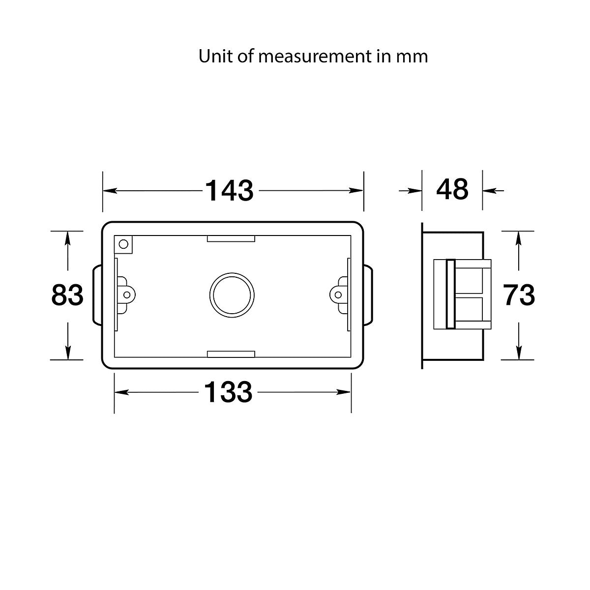 Appleby 47mm Double Dry lining box