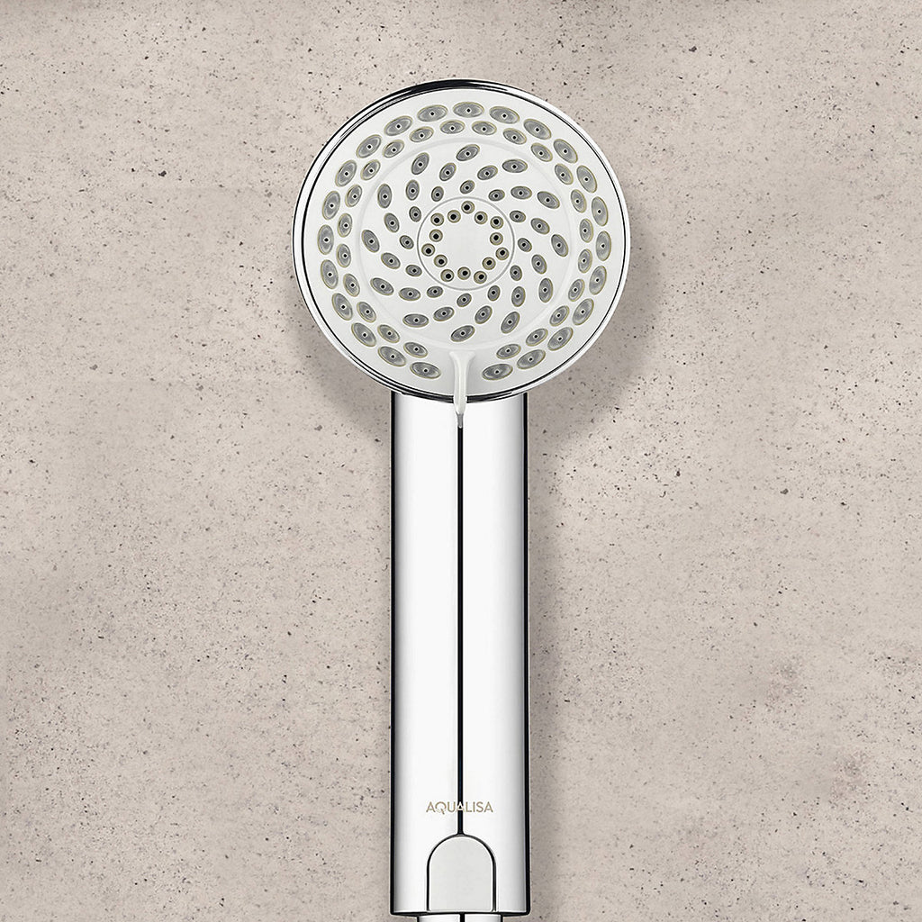 Aqualisa Smart Link Concealed valve Gravity-pumped Ceiling fed Smart Digital 4-spray pattern Shower with Adjustable & Fixed heads