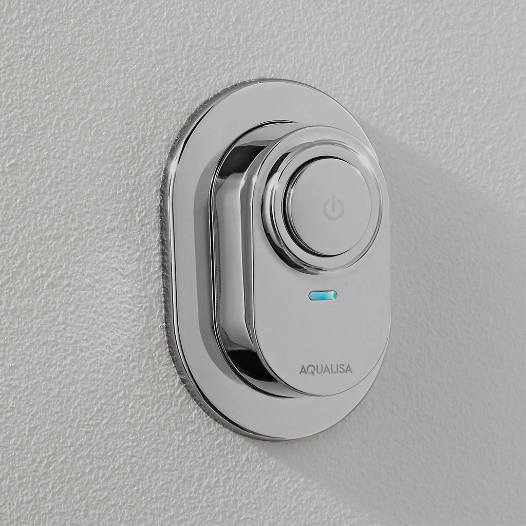 Aqualisa Visage Smart Chrome effect 2 Outlet Shower remote control