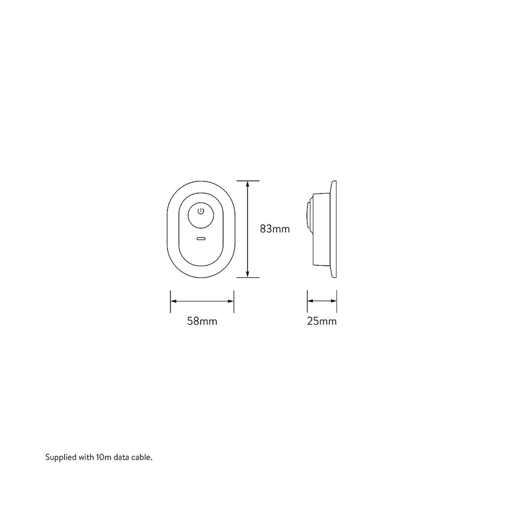 Aqualisa Visage Smart Chrome effect 2 Outlet Shower remote control