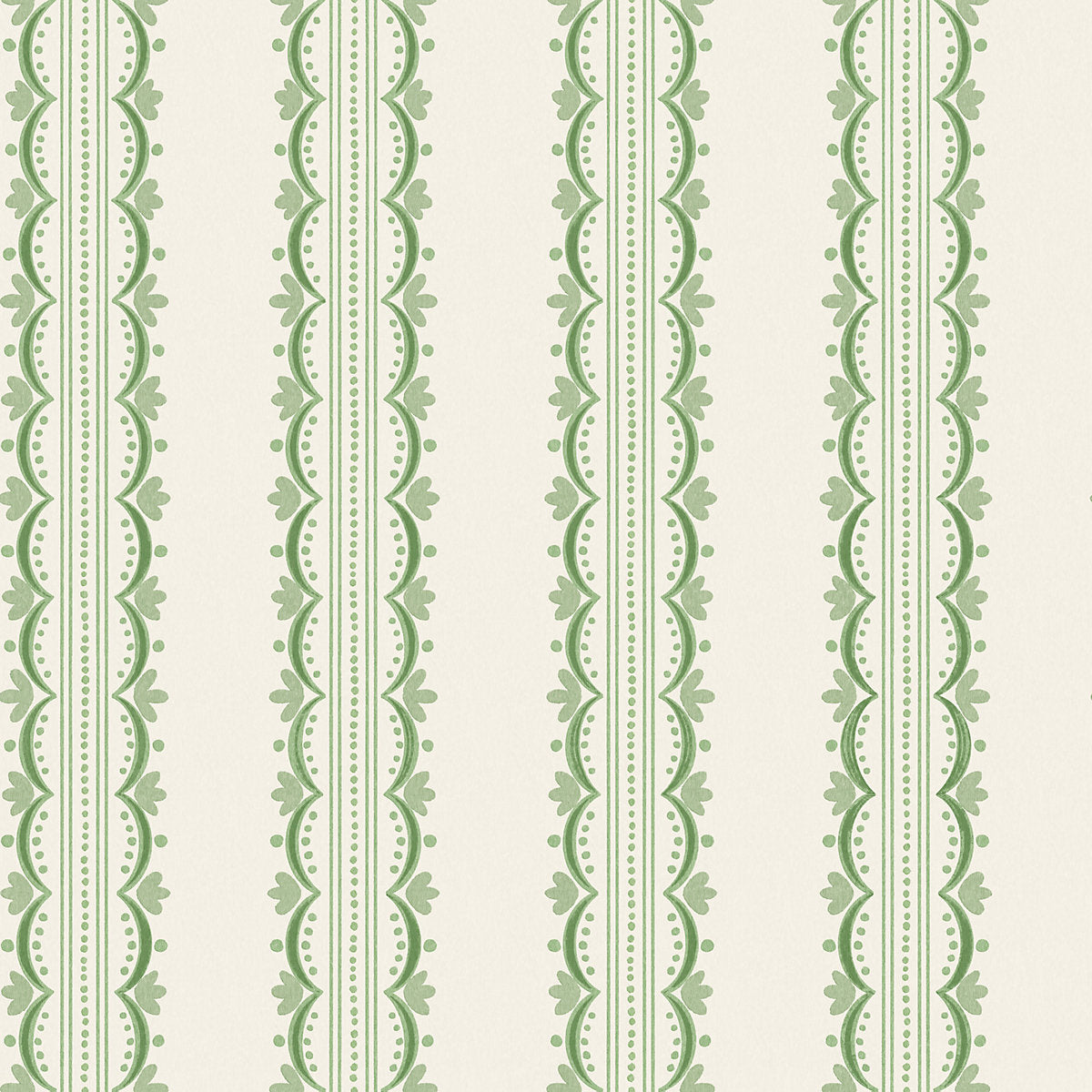 Arthouse Green Bloom Stripe Classic Smooth Wallpaper