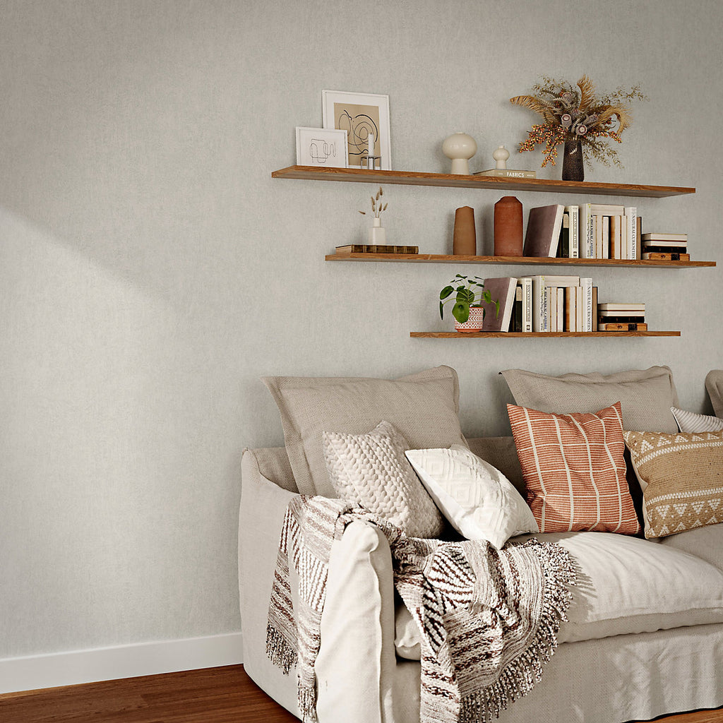 Balisi Grey Shabby chic Textured Wallpaper