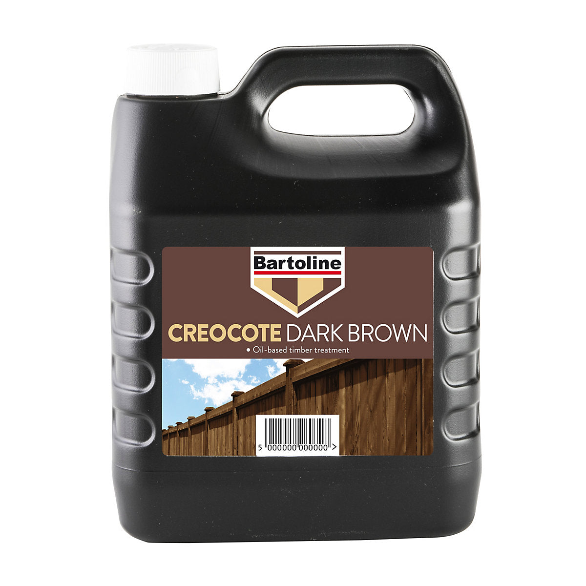 Bartoline Dark Brown Matt Creocote wood treatment, 4L