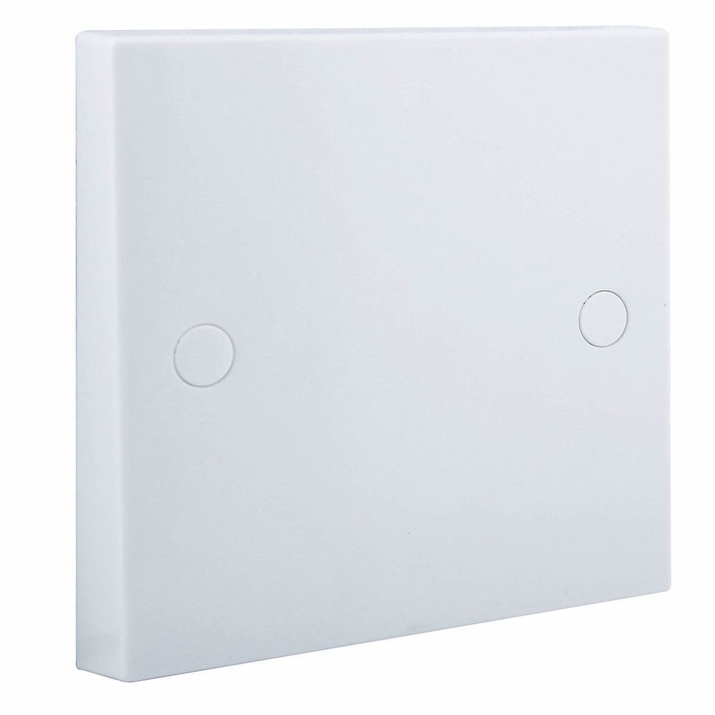 BG 20A White 1 gang Gloss Plastic Flex Outlet