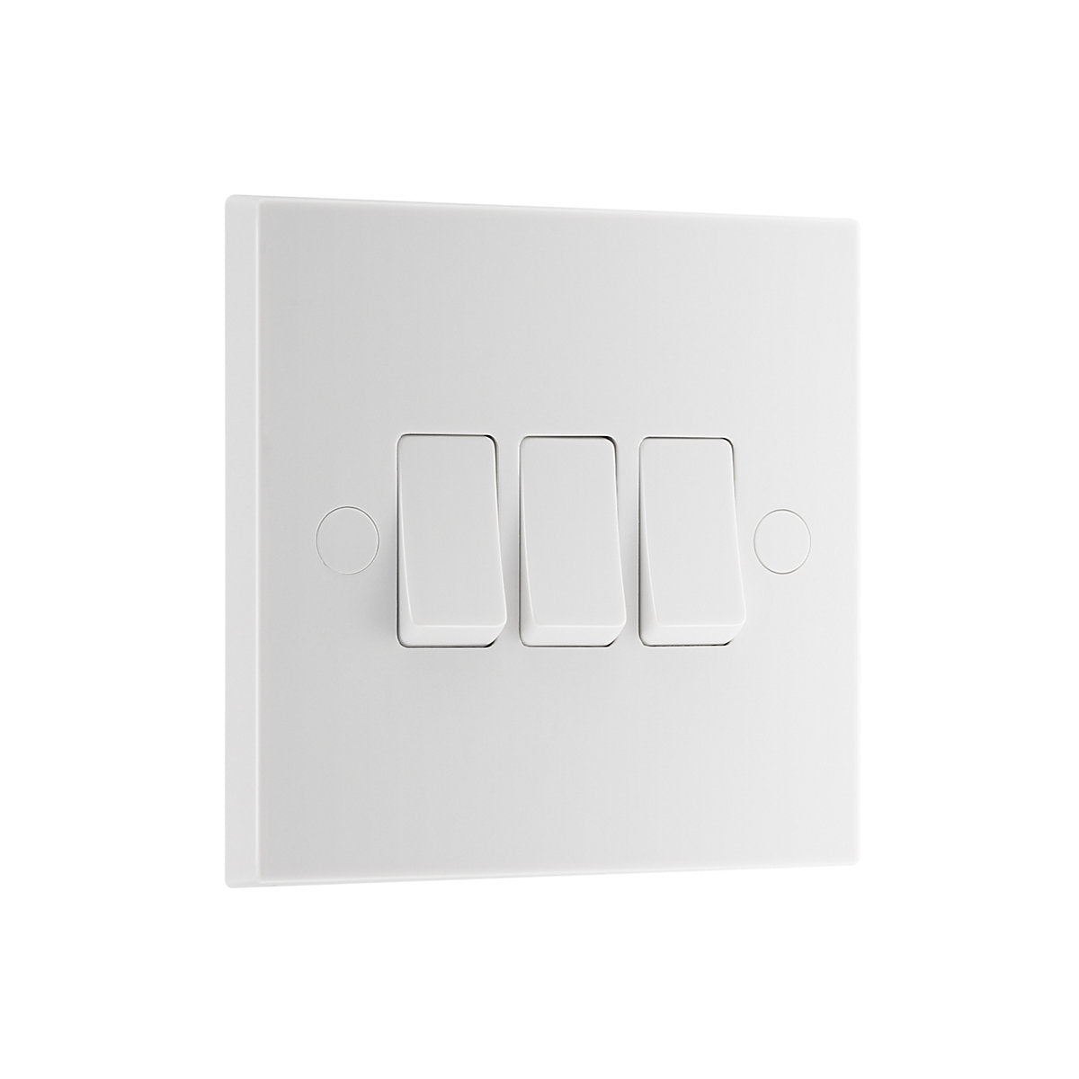 BG White 20A 2 way 3 gang Light Switch