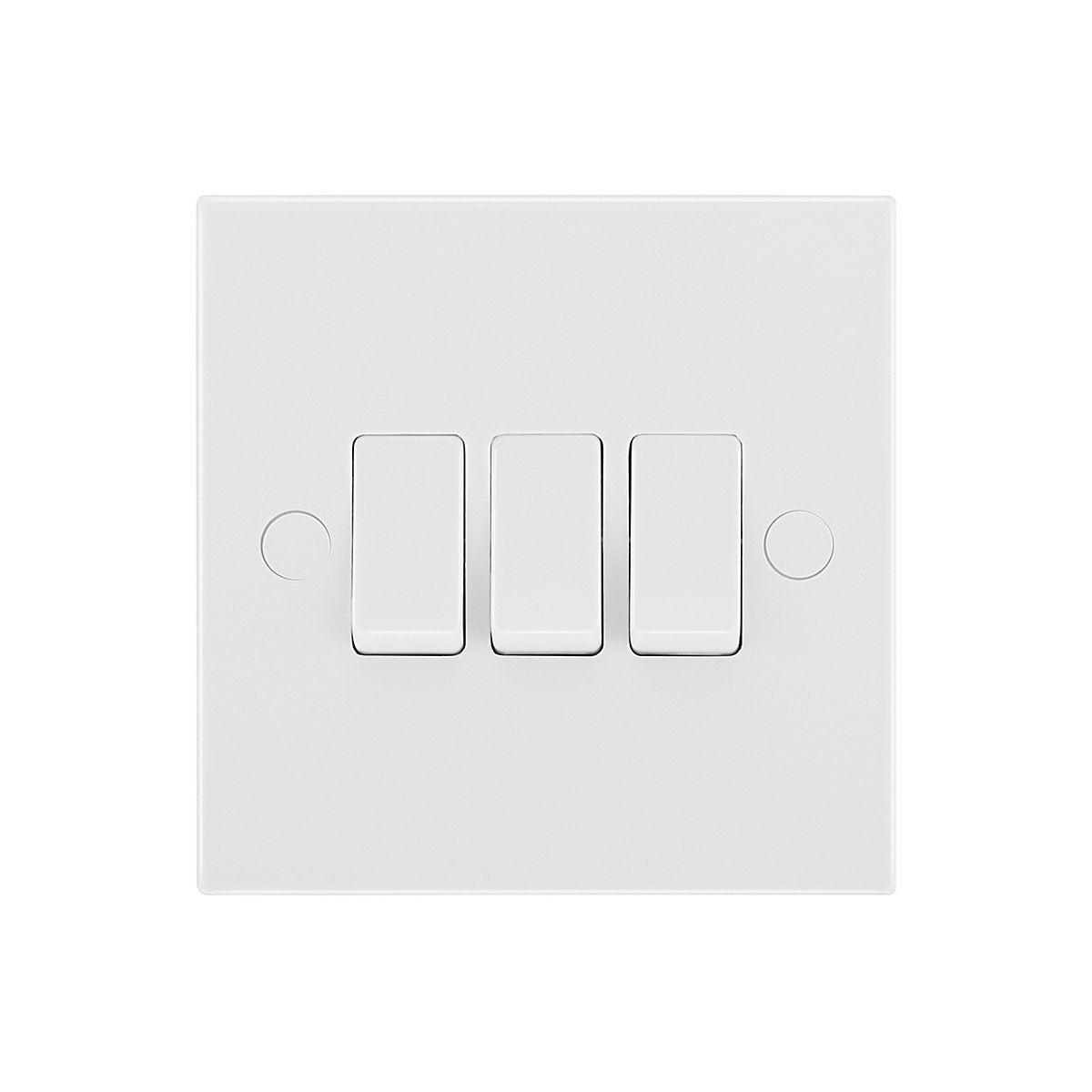 BG White 20A 2 way 3 gang Light Switch