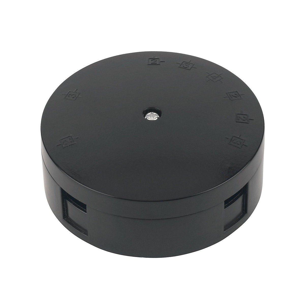 Black 20A 1 way 4-terminal Junction box