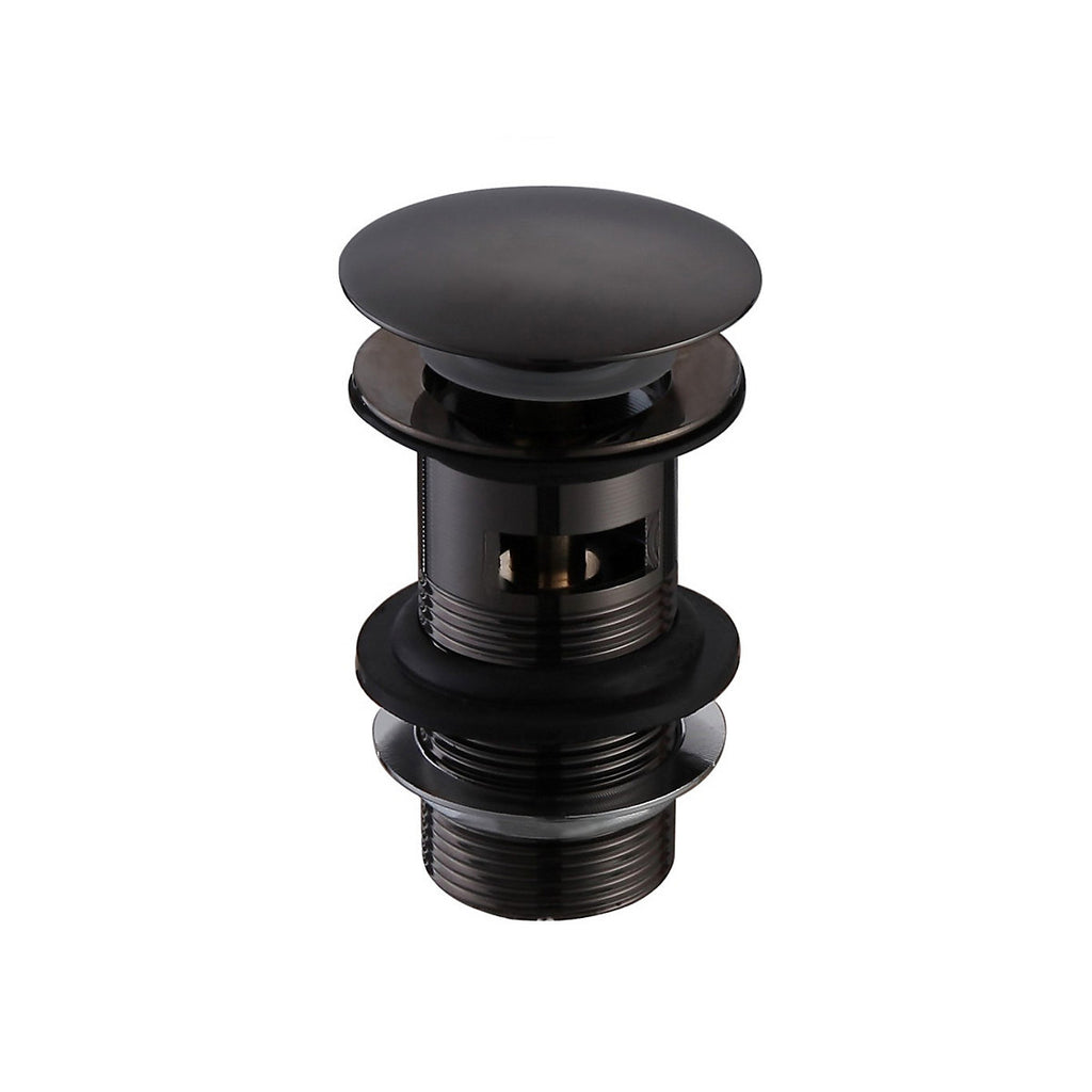 * Black Brass 110.5mm Click clack Slotted Waste