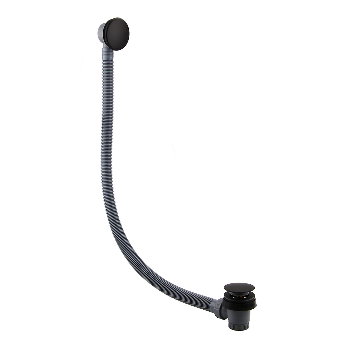 * Black Brass Click clack Slotted Waste & overflow (Dia)66mm