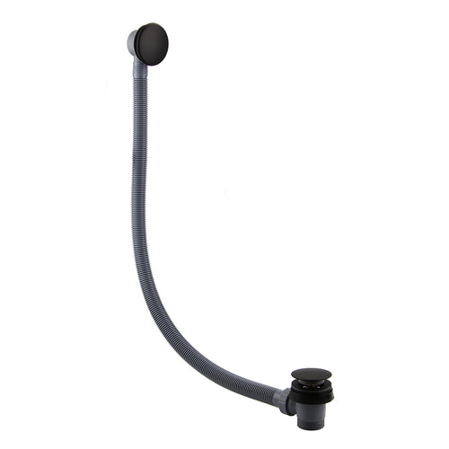 * Black Brass Click clack Slotted Waste & overflow (Dia)66mm
