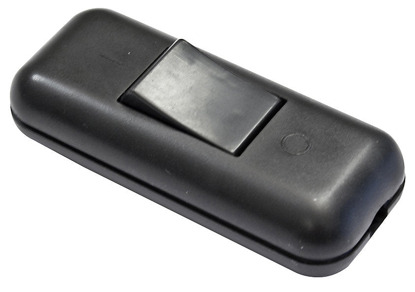 Black In-line Plug-in switch