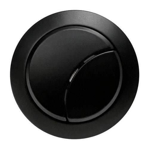 * Black Plastic Dual Flush button