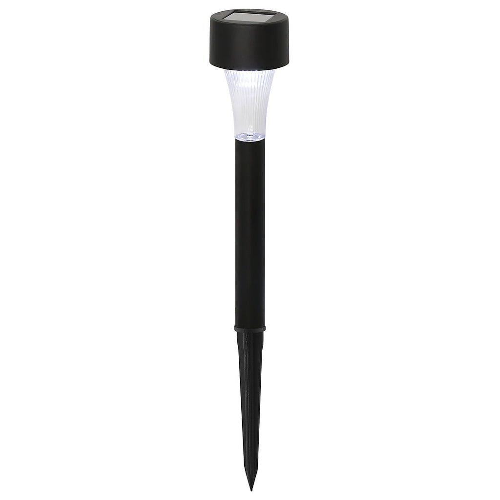 Black Solar-powered Integrated LED Outdoor Stake light