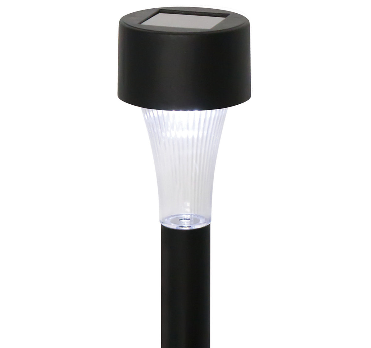 Black Solar-powered Integrated LED Outdoor Stake light