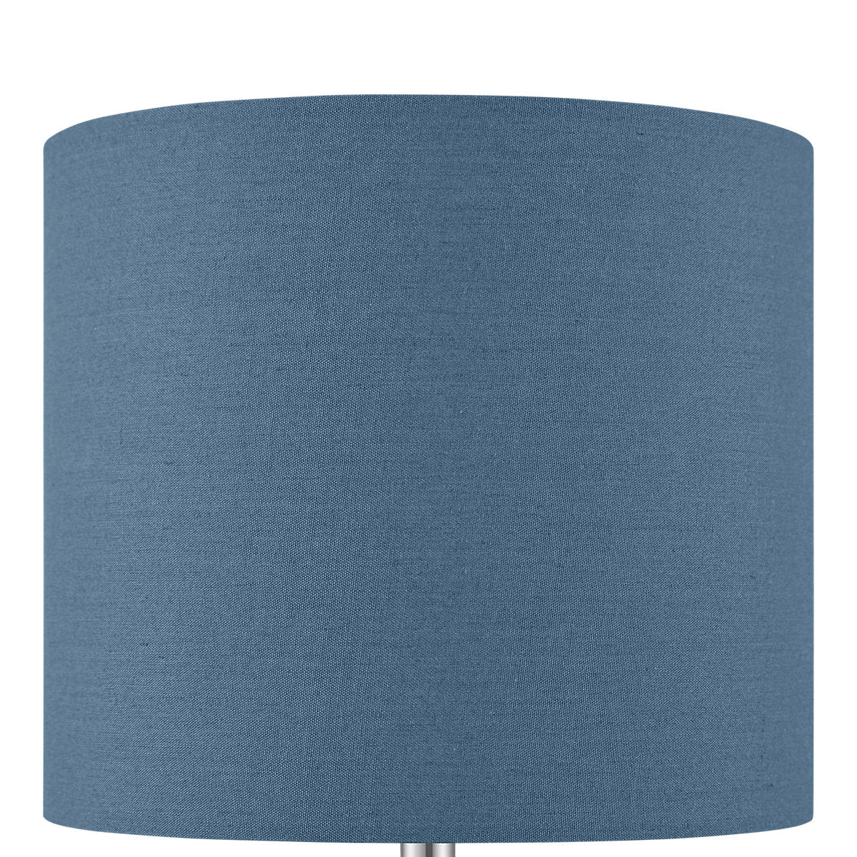 Blue & Clear Glass Fabric LED Table lamp
