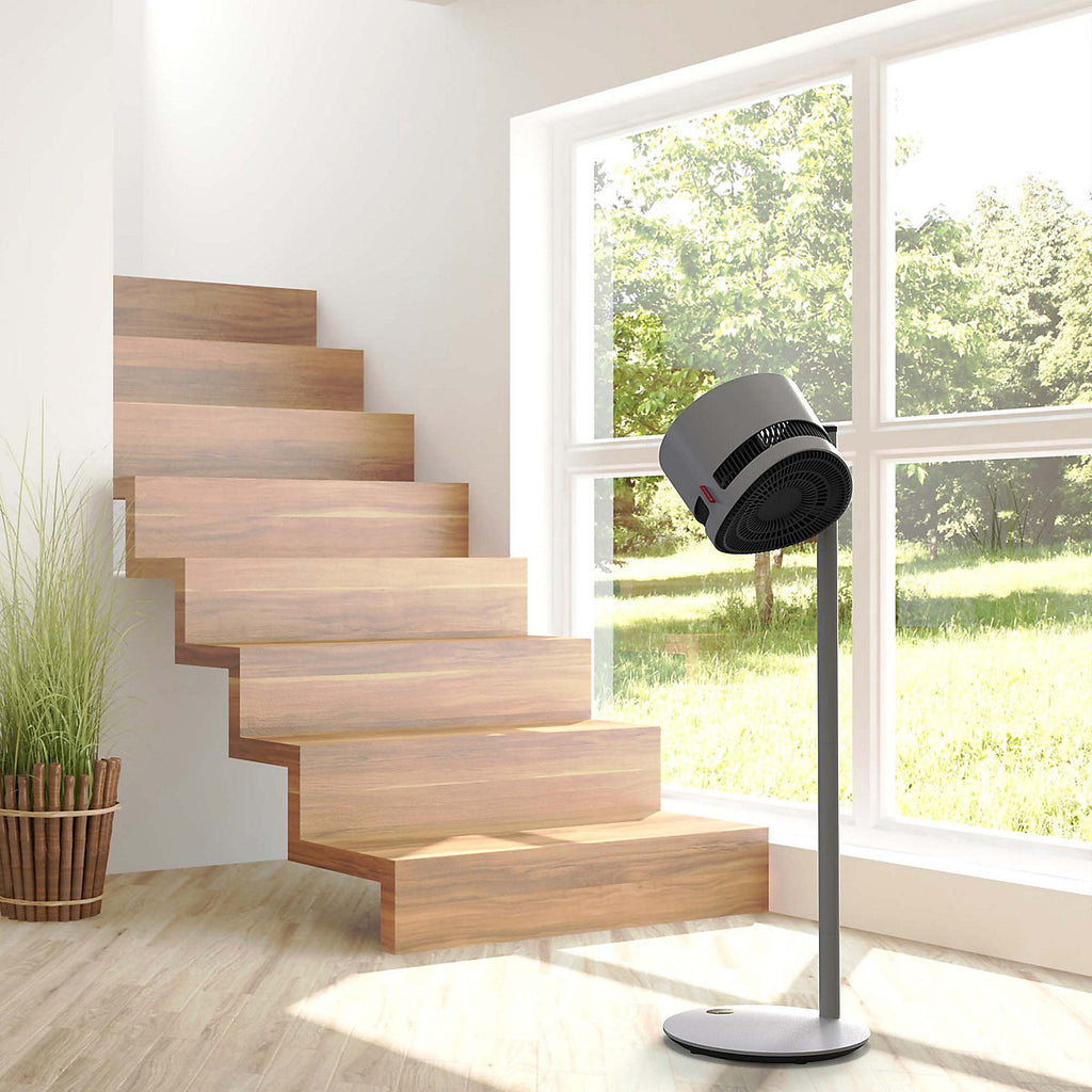 Boneco Grey Pedestal fan With adjustable height