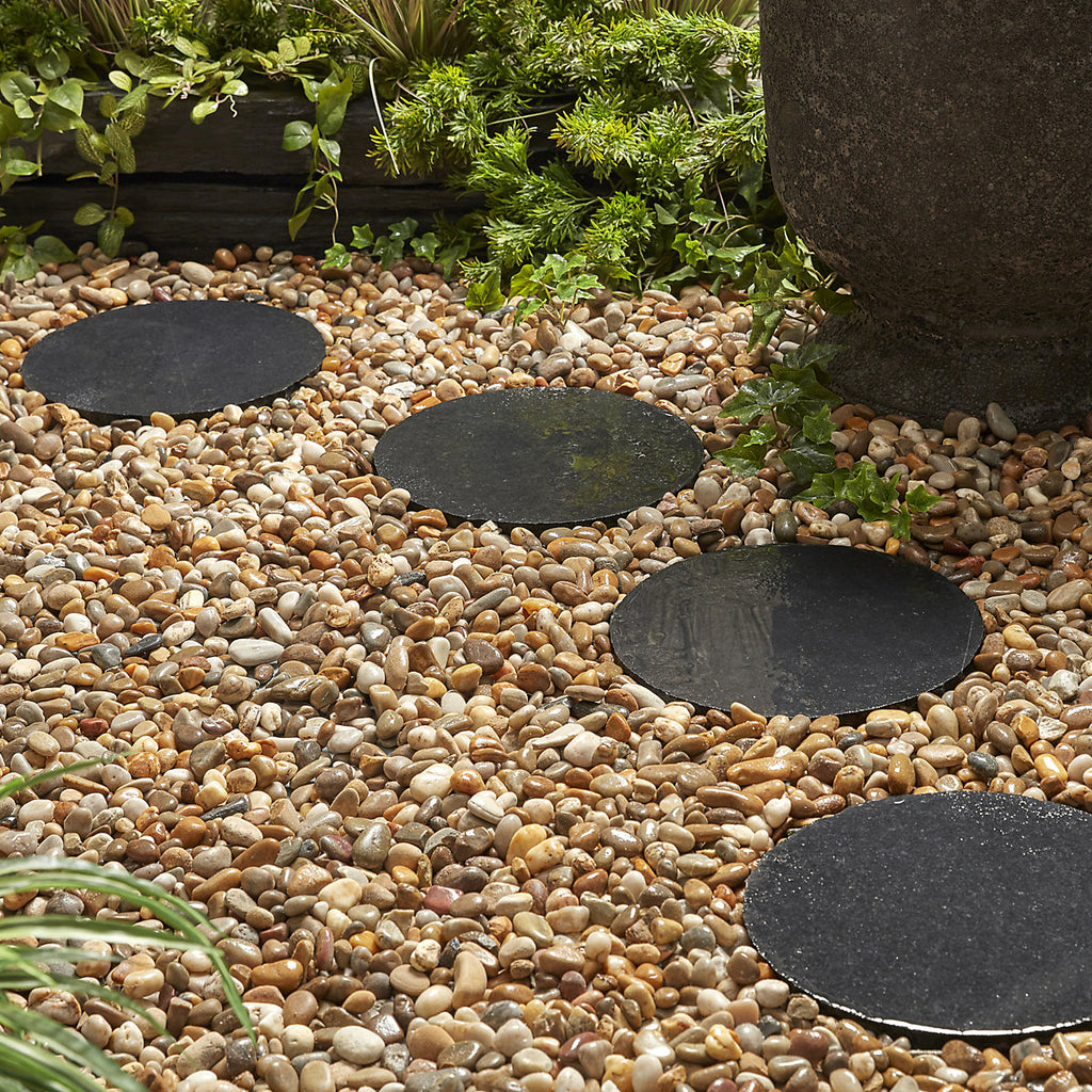 Borderstone Natural Stone Charcoal Round Paving stone