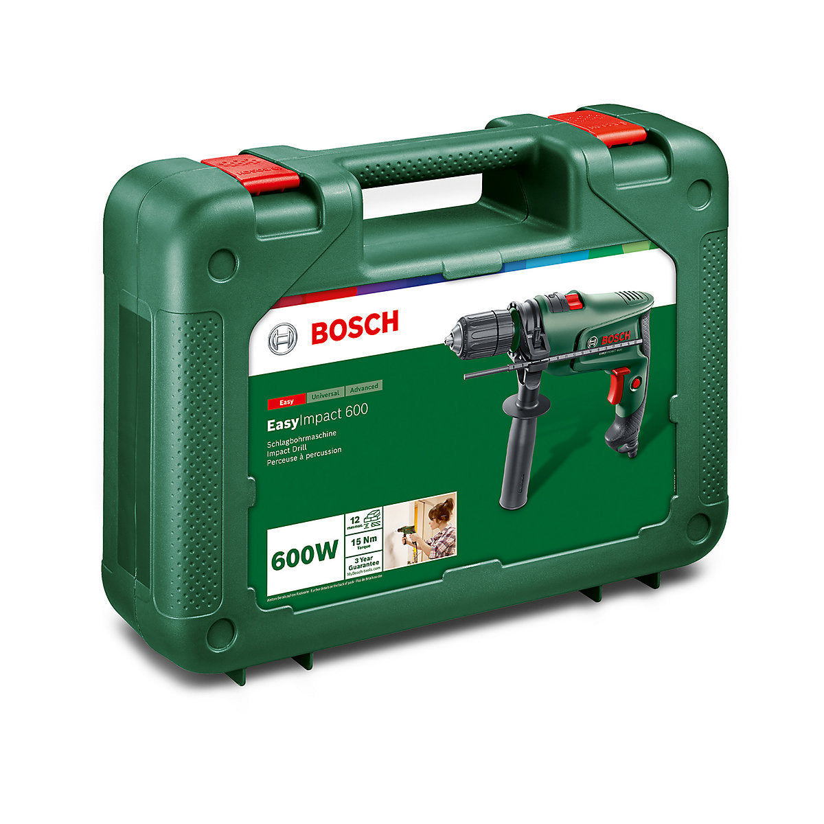 Bosch DIY 240V 600W Corded Hammer drill 0.603.133.070 - Refurbished