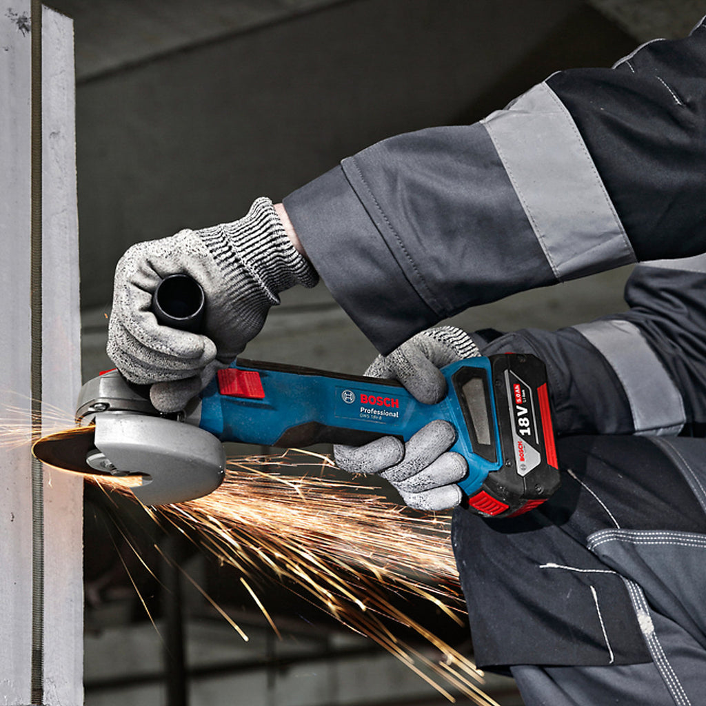 Bosch Professional 18V Coolpack 115mm Brushless Cordless Angle grinder (Bare Tool) - 06019N9004