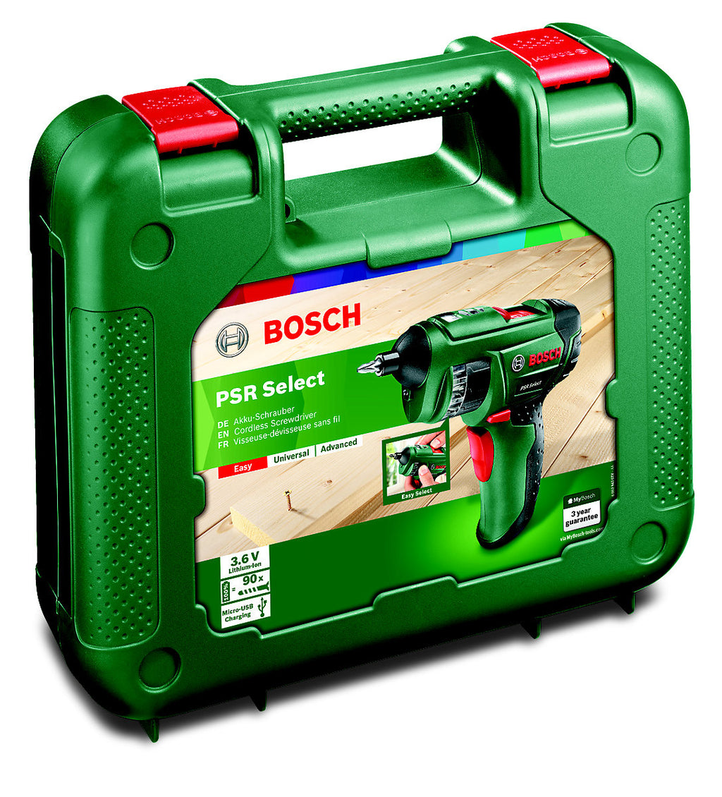 Bosch PSR Select 3.6V Li-ion Cordless Screwdriver