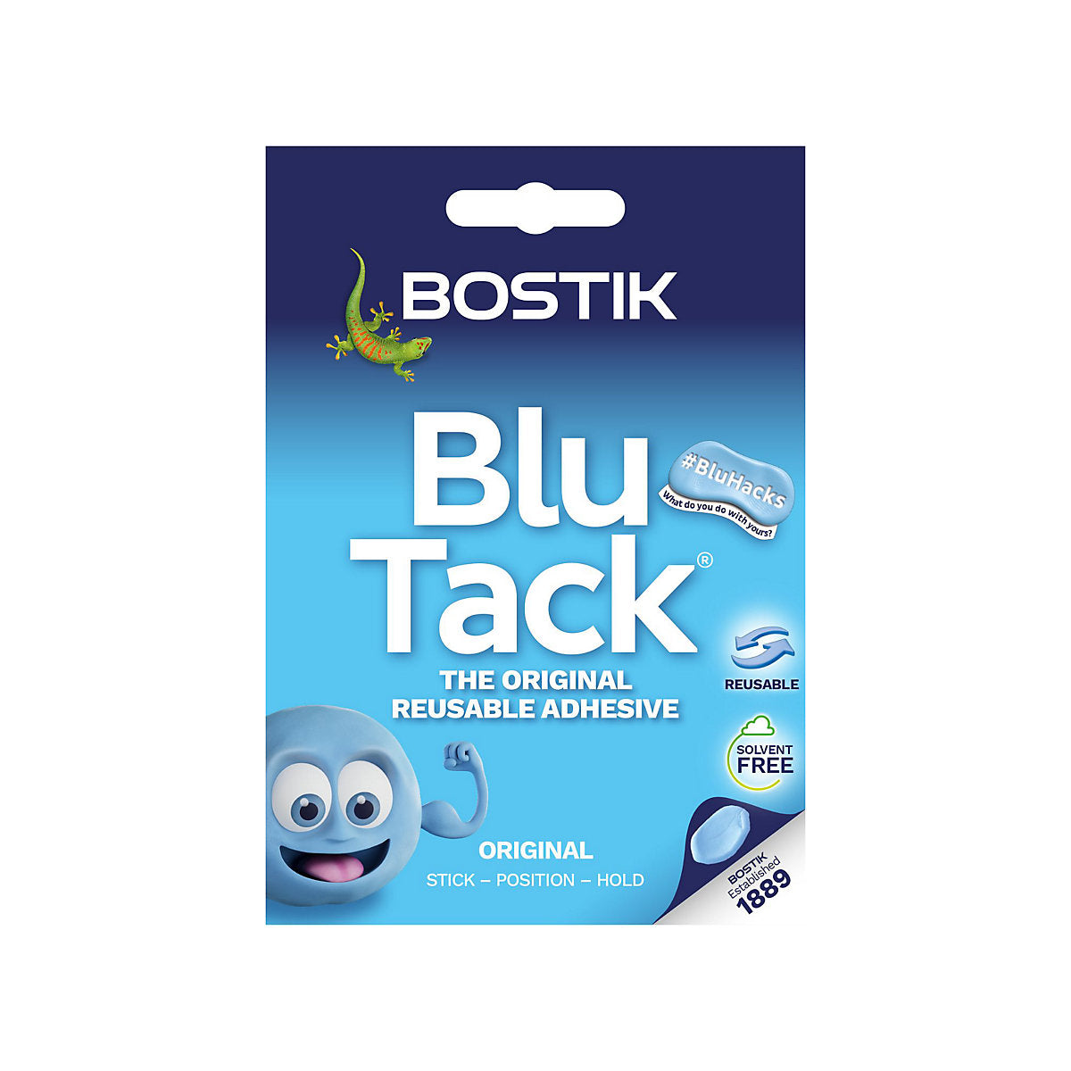 Bostik Blu tack Blue Adhesive pad (L)148mm (W)103mm