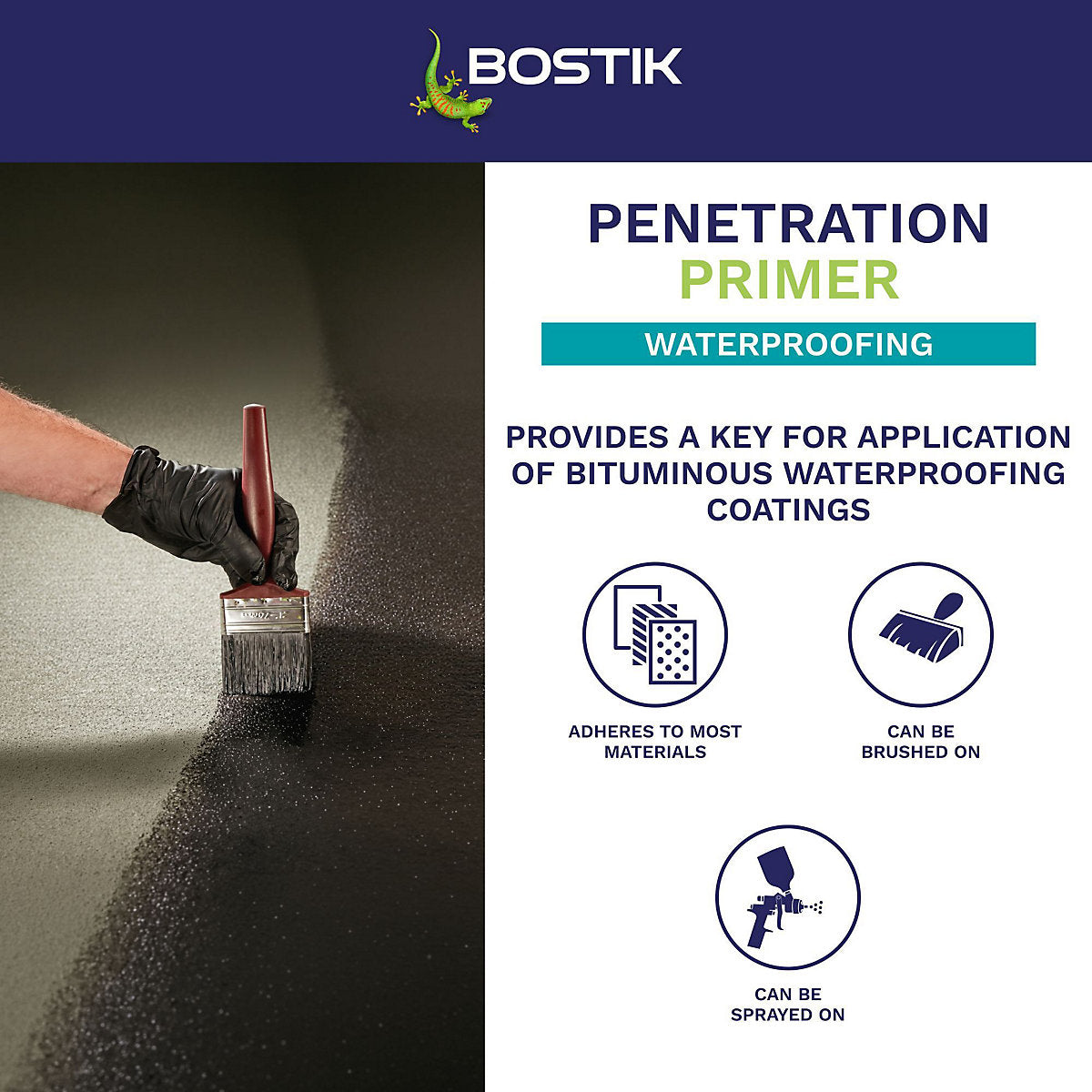Bostik Penetration Black Primer, 1L, 0.86kg Tin
