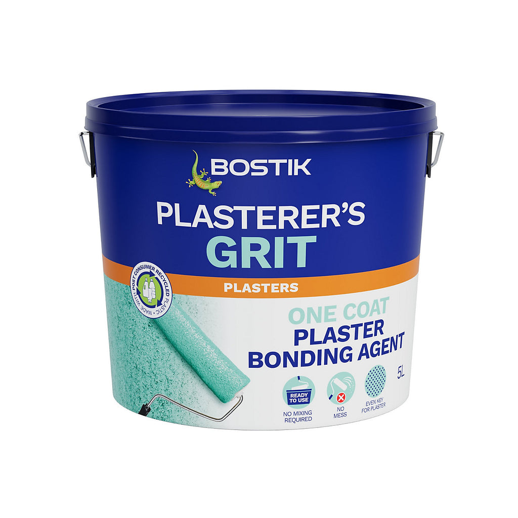 Bostik Plasterer's Grit Green Stabilising primer, 5L Tub