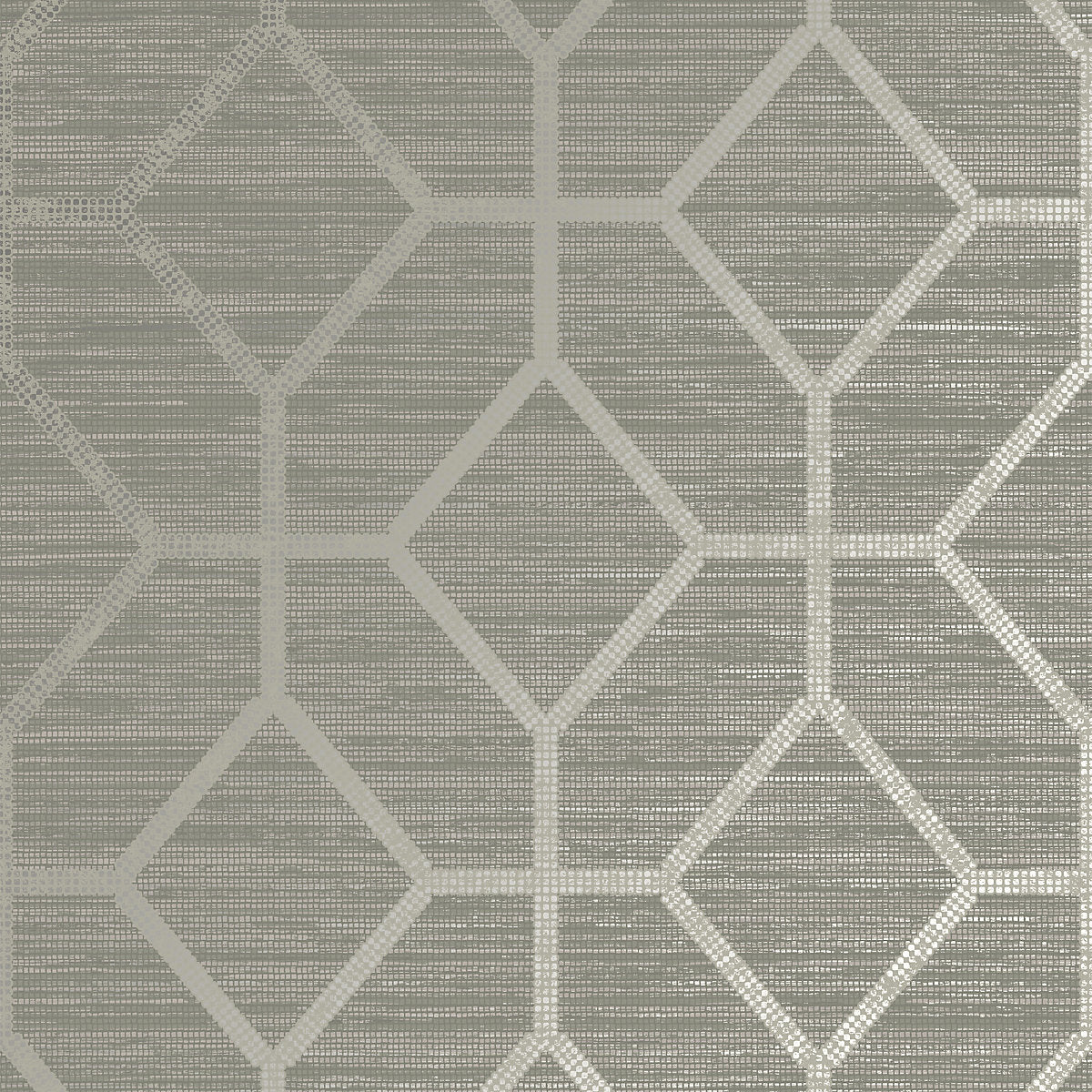 Boutique Asscher geo Sage Smooth Wallpaper Sample