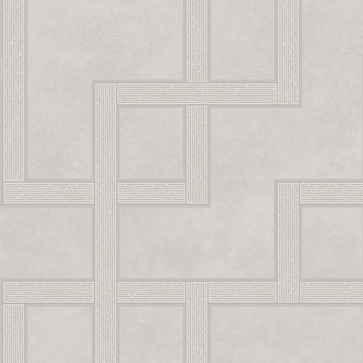 Boutique Beige Metallic effect Geometric Textured Wallpaper Sample