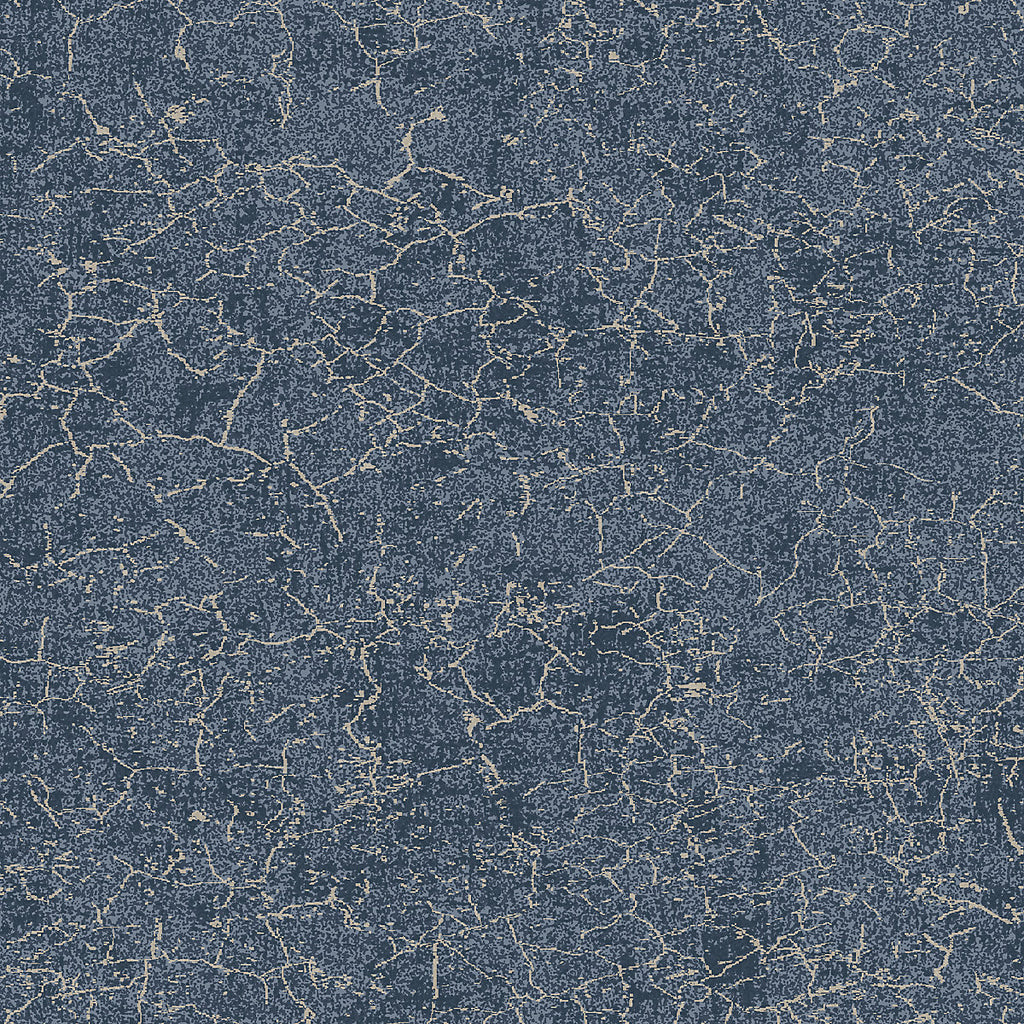 Boutique Blue Metallic effect Textured Wallpaper
